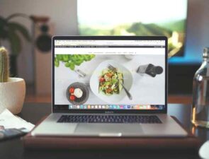 Clean website interface