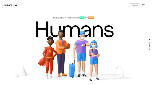 Humans graphic